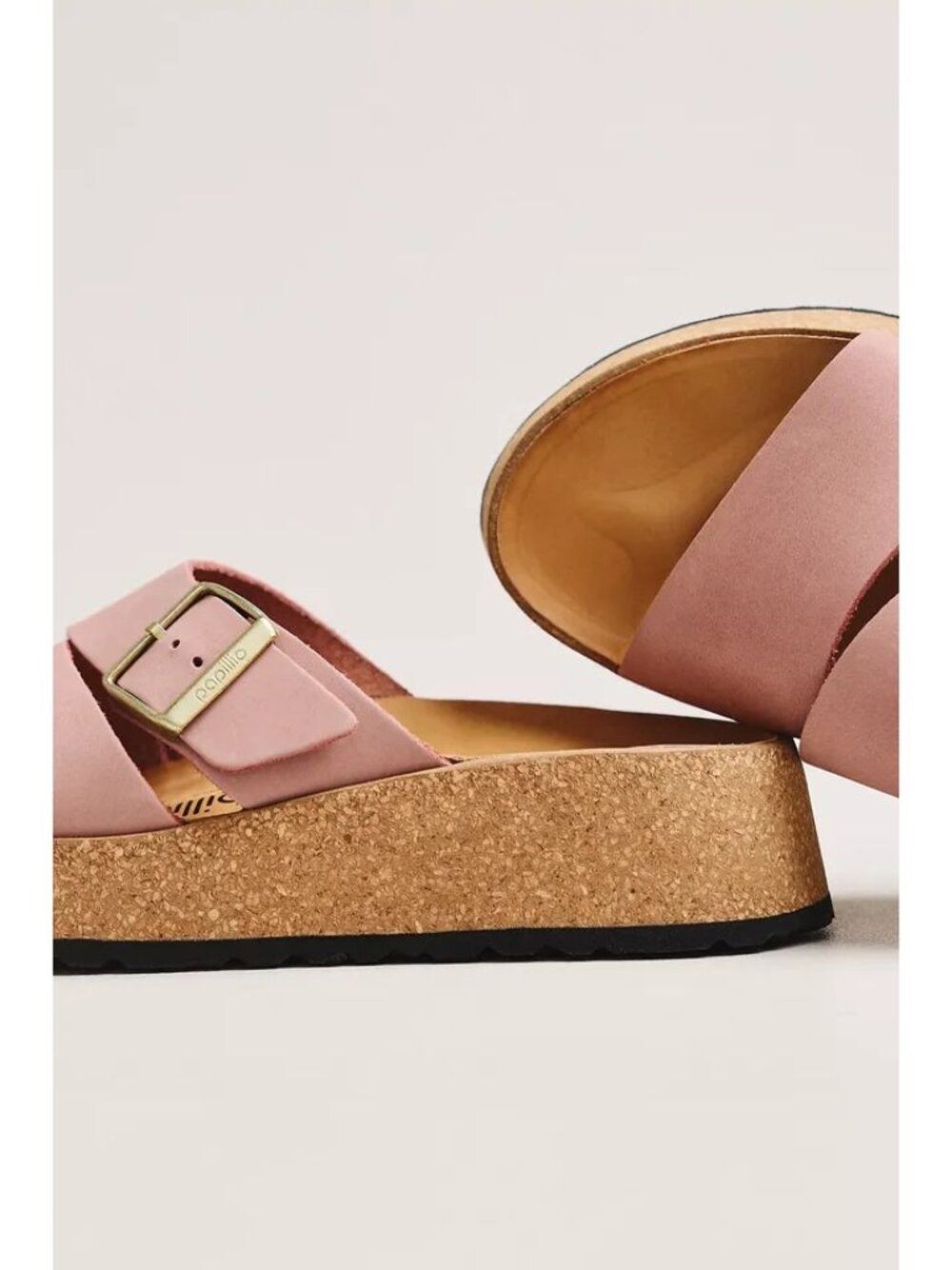 BNIB Almina Nubuck Leather in Color Pink Clay, size 41